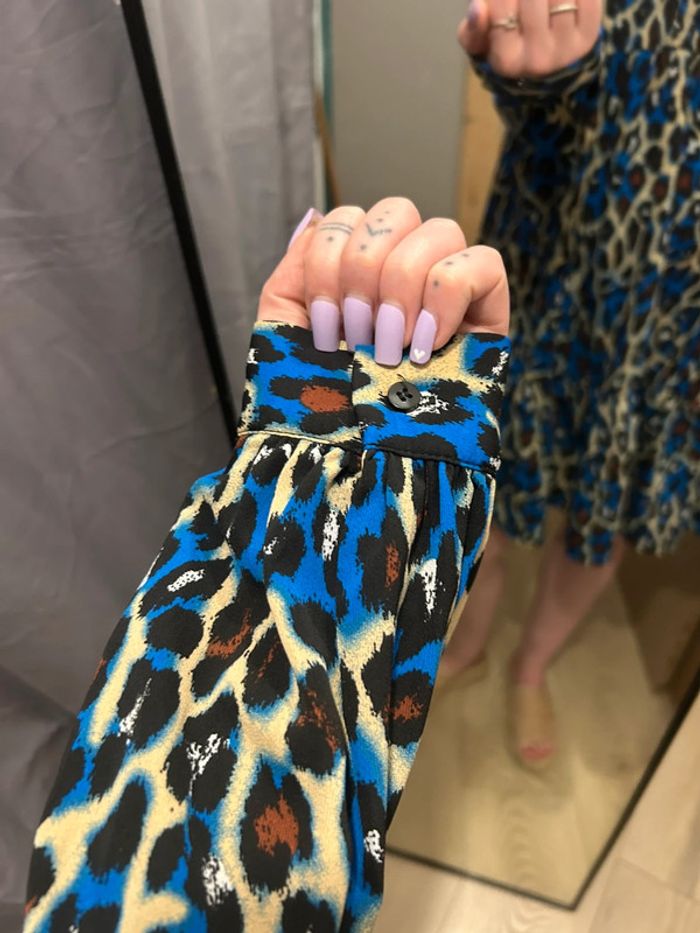 Robe col chemise Léopard - photo numéro 3