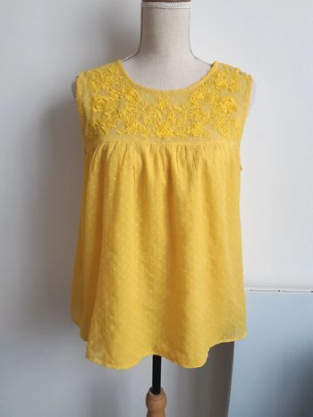 Débardeur jaune Gémo T44