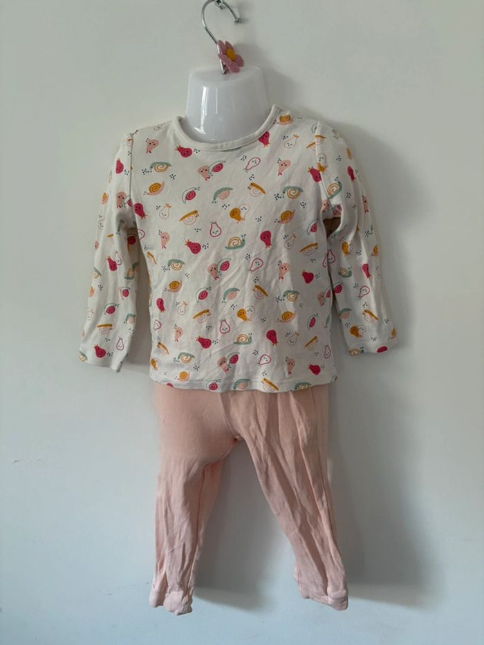 🍐🐌 Ensemble T-shirt & Pantalon In Extenso – 24 mois  90/95 cm – Très bon état