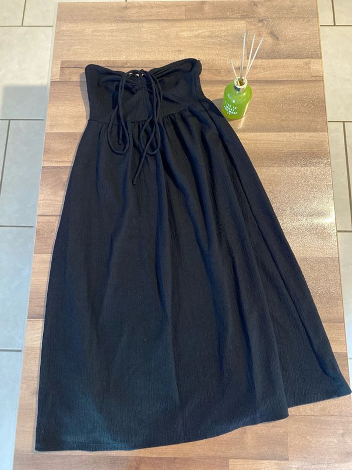 Robe fille longue sans bretelles