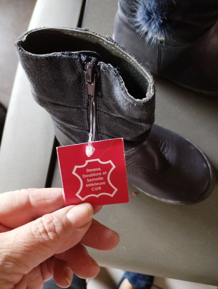 Bottines tout cuir Du Pareil au Même neuf avec étiquette 🦔 - photo numéro 5
