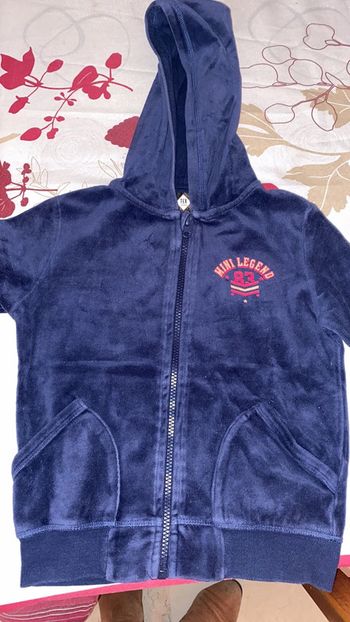 Gilet capuche 5-6 ans fille Tex