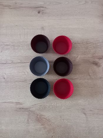 Moules cupcakes / muffins en silicone " ×6 "