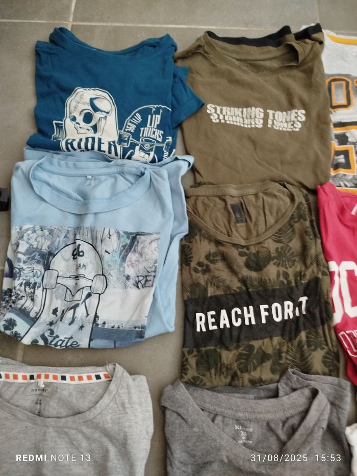 Lot 11 Tshirts 14 ans - photo numéro 2