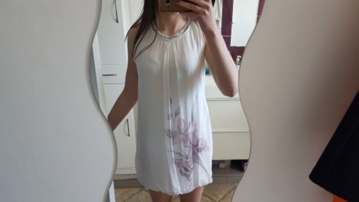 Robe blanche femme occasion Carnaby