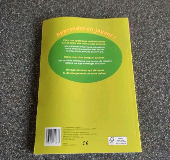 Apprendre en jouant livre d'exercice 1ere primaire . - photo numéro 2
