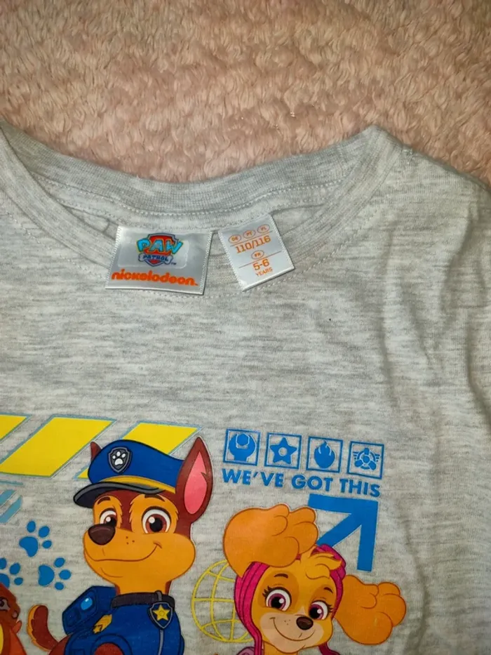 Tee-shirt Pat patrouille 5 -6 ans - photo numéro 3