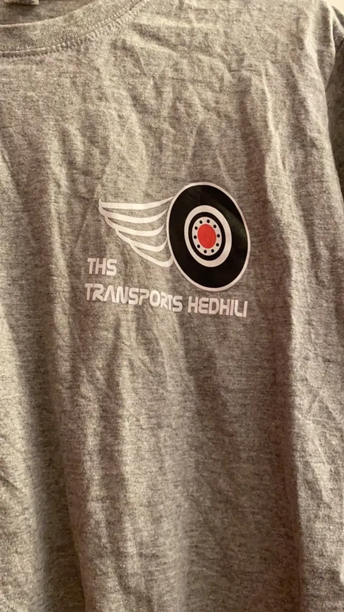 T-shirt couleur gris taille s - photo numéro 2