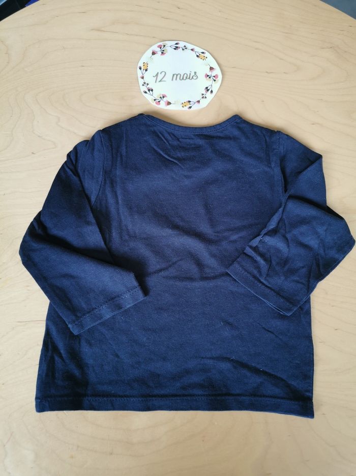 Lot de 2 t-shirt manches longues bébé garçon 12mois kiabi, Disney baby - photo numéro 7