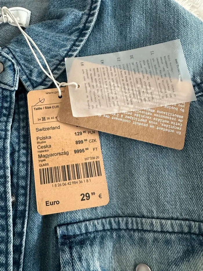 Chemise jean Promod neuve - photo numéro 3