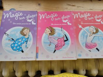 Lot de 3 livres "magie sur glace"