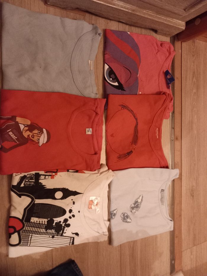 Lot 17 t-shirts manches courtes (10 ans) - photo numéro 2