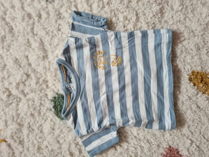 Lot 2 t-shirts bébé garçon 3 mois. Kiabi - photo numéro 6