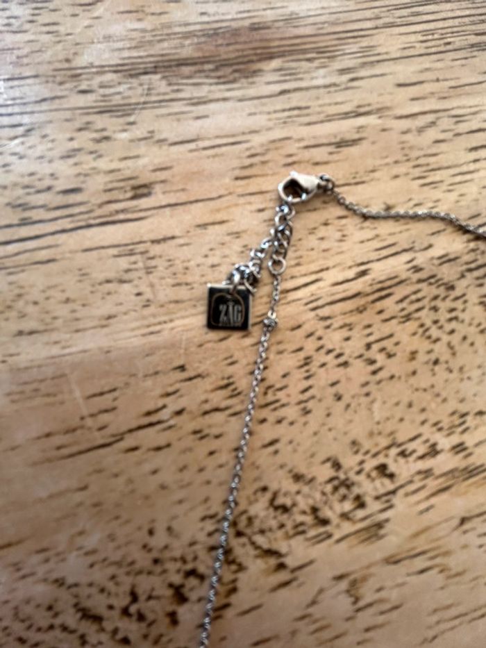 Collier zag petite pierre - photo numéro 3