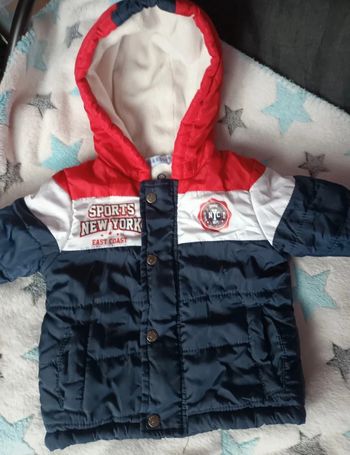 Doudoune fourrer polaire 12 mois