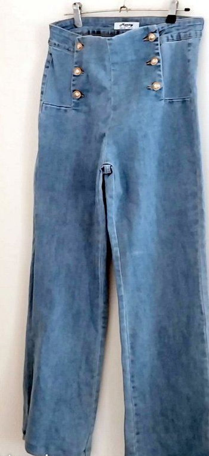 Jean ample taille haute - photo numéro 2