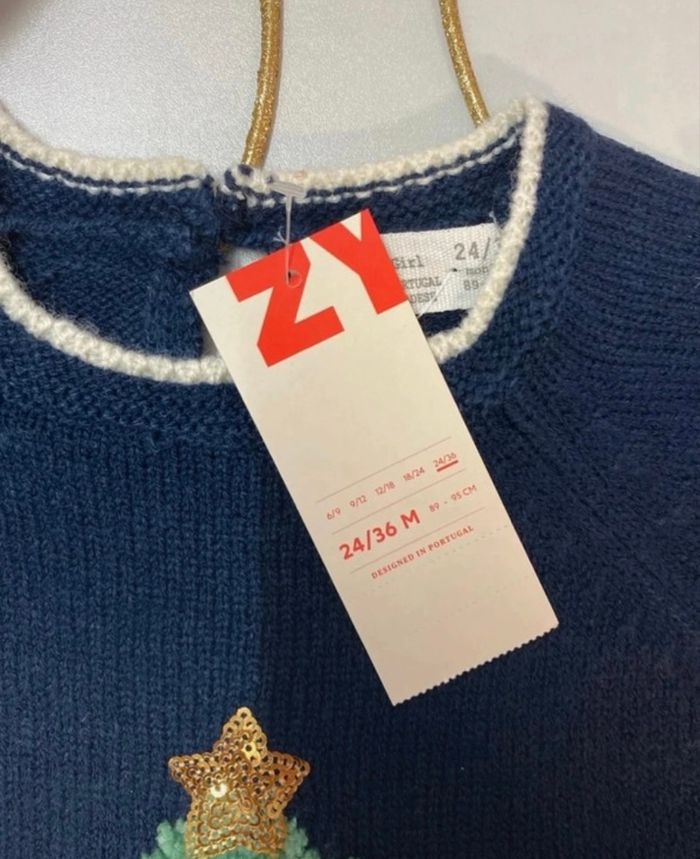 Pull fille - neuf - Zippy - Taille 24 mois - photo numéro 2