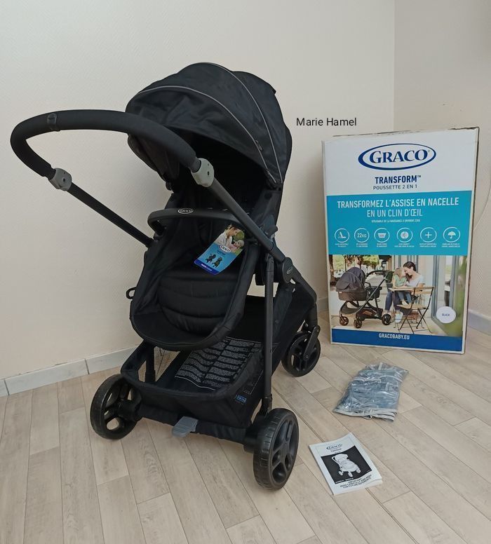 Poussette Nacelle 2en1 Neuve Graco - photo numéro 1