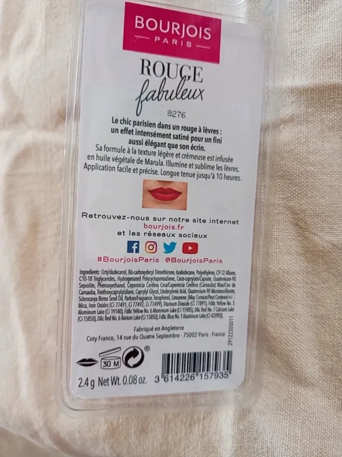 Rouge à lèvres Bourjois - photo numéro 2