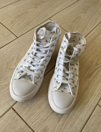 Converse haute blanche
