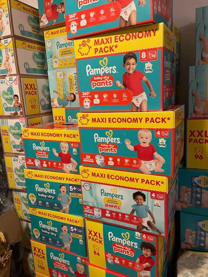Couche Pampers taille 2-3-4-5-6-7-8 - photo numéro 3