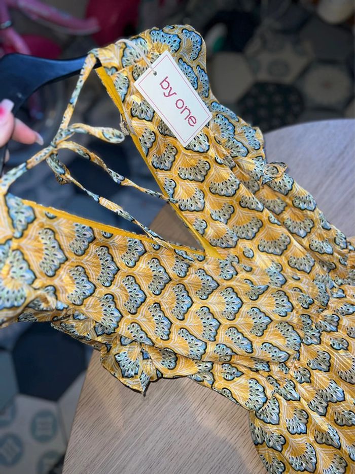 Robe by one neuve étiqueté taille S/M S M 36 38 40 jaune - photo numéro 6