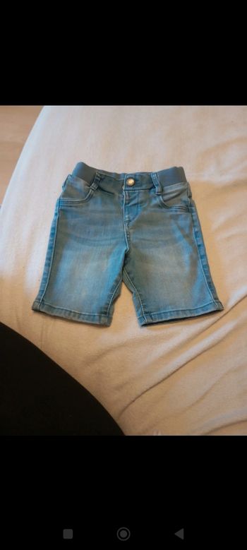 Short jean garçon