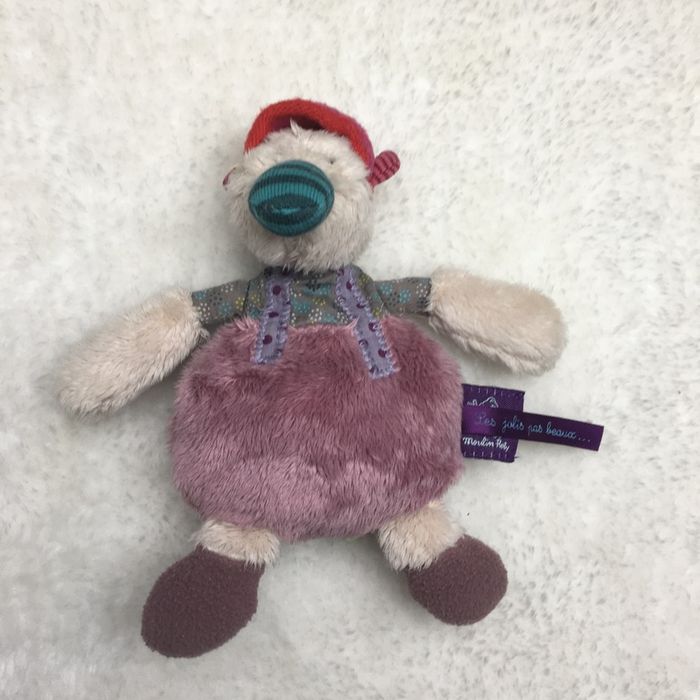 Doudou canard Moulin Roty Les jolis pas beaux - photo numéro 2