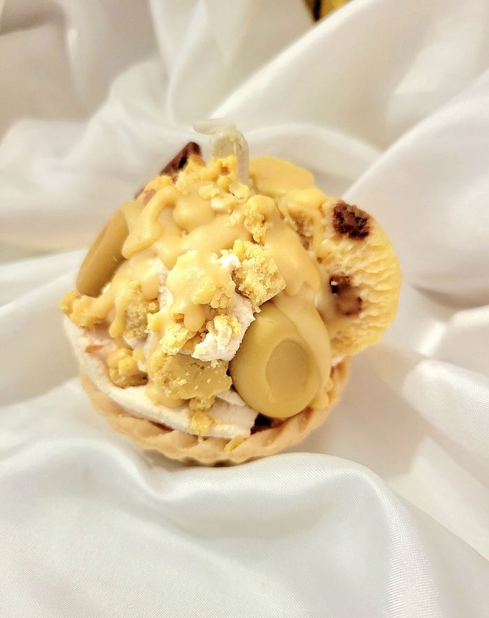 Bougie gourmande parfumée caramel au beurre salée - photo numéro 4