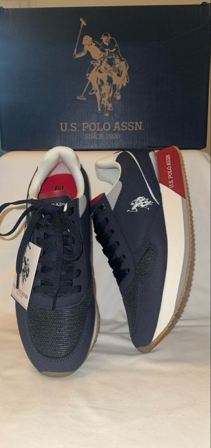 Baskets U.S. Polo Assn. neuves taille 41 - bleu marine - photo numéro 2