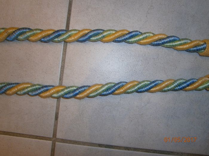 Lot de 2 attaches rideaux en corde - photo numéro 2