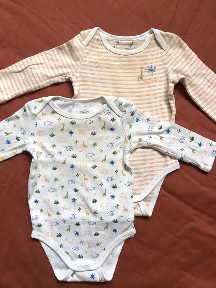 Lot de 2 bodies