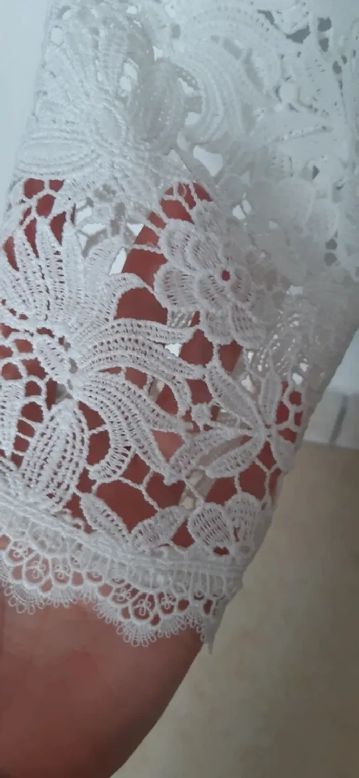 Tunique blanche dentelle / Shein / S - photo numéro 5