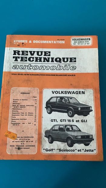 Revue technique volkswagen