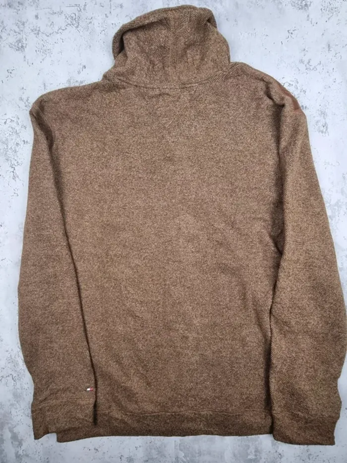 Pull col châle Tommy Hilfiger marron – Taille XXL Hommes (mesures en photos) - photo numéro 4