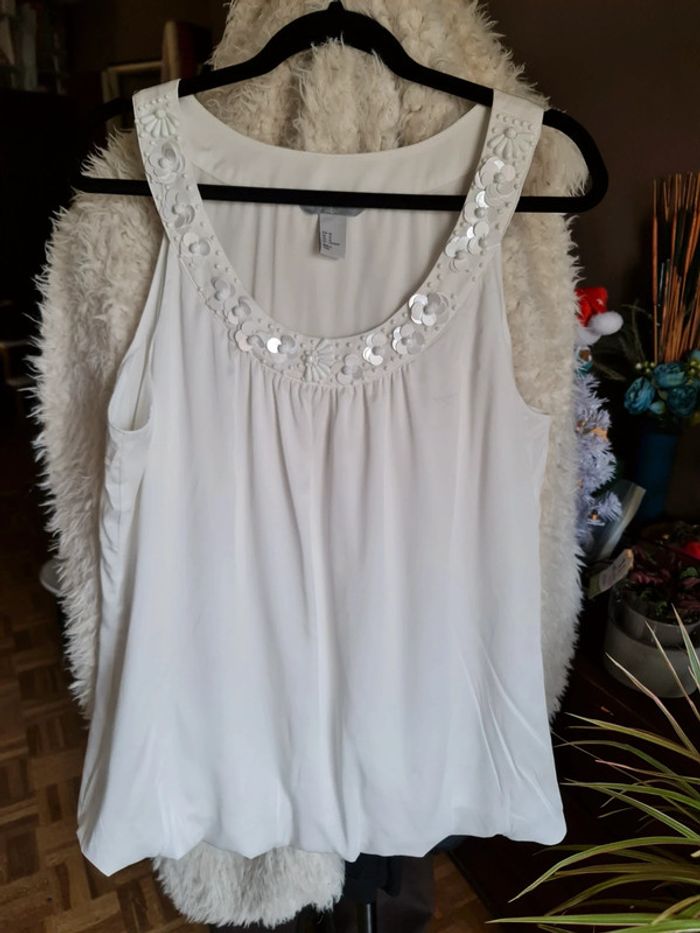 Débardeur perles H&M