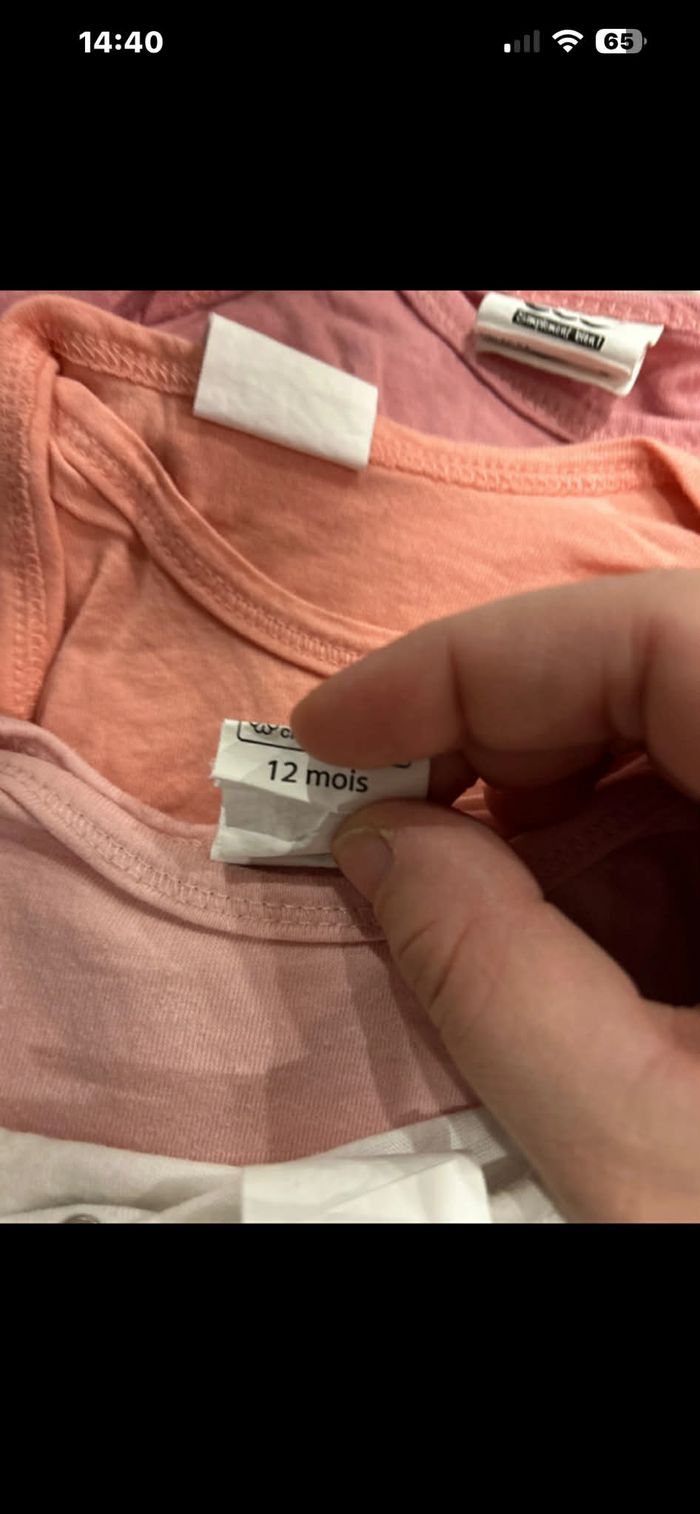 lot de 6 body fille - photo numéro 2