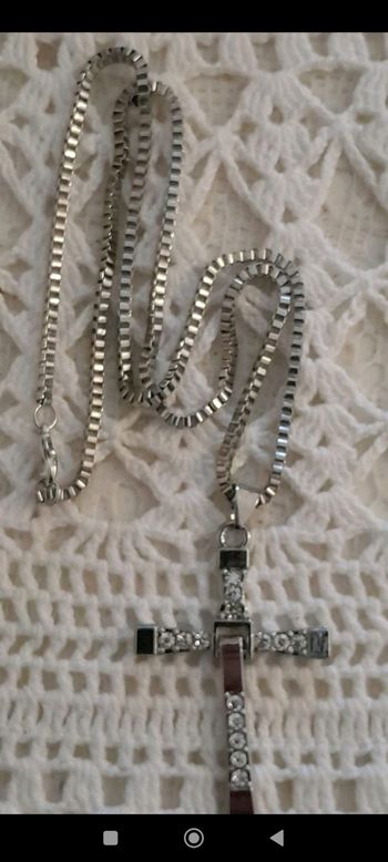 Collier pendentif homme - Croix -Fast and Furious