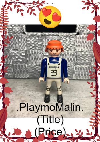 Personnage Figurine Homme Playmobil