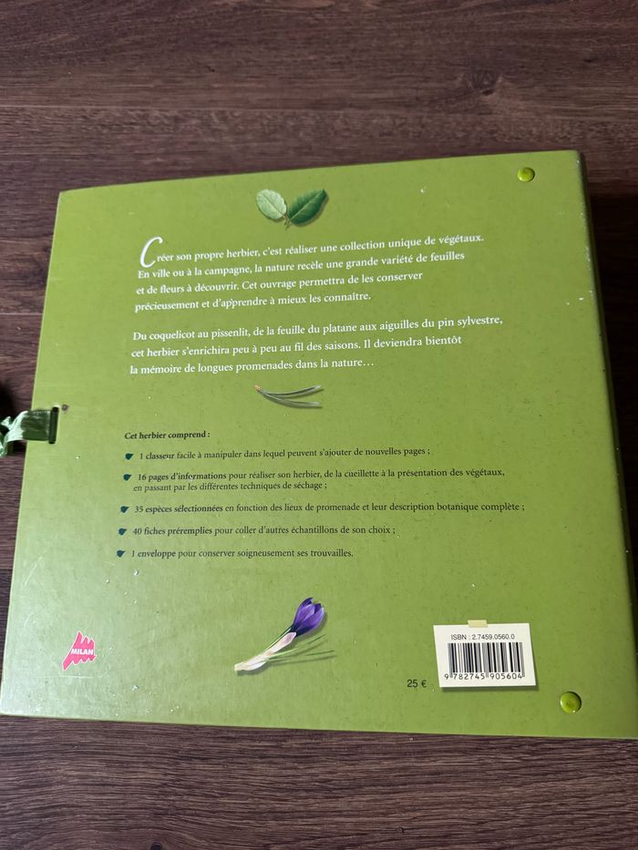 Mon herbier au fil des saisons James Gourier Milan jeunesse - photo numéro 2