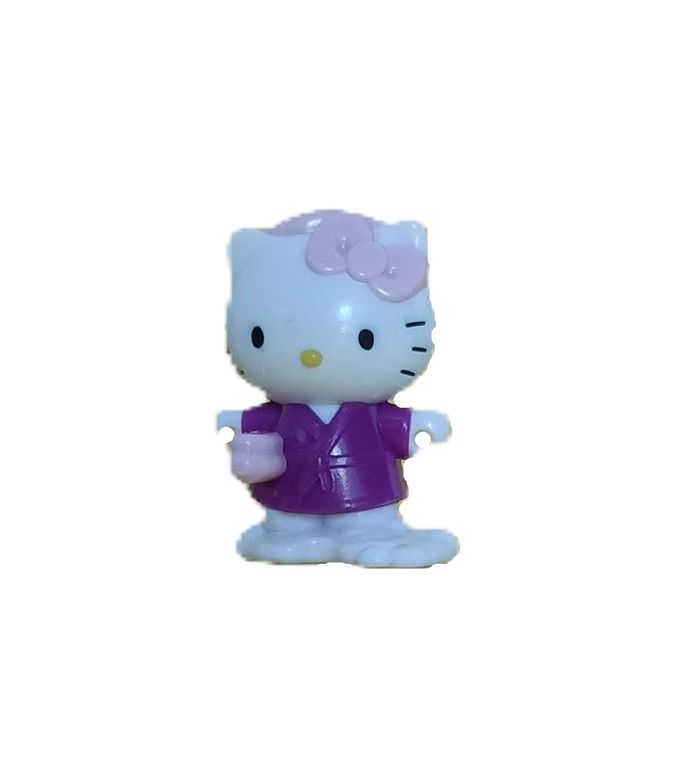 Figurine. Kinder. Hello Kitty salle de bain avec miroir Ff326c. Avec Bpz. Collection 2017 / 2018 - photo numéro 3