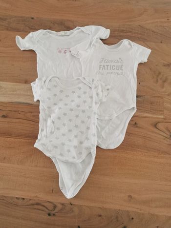 Lot de 3 body