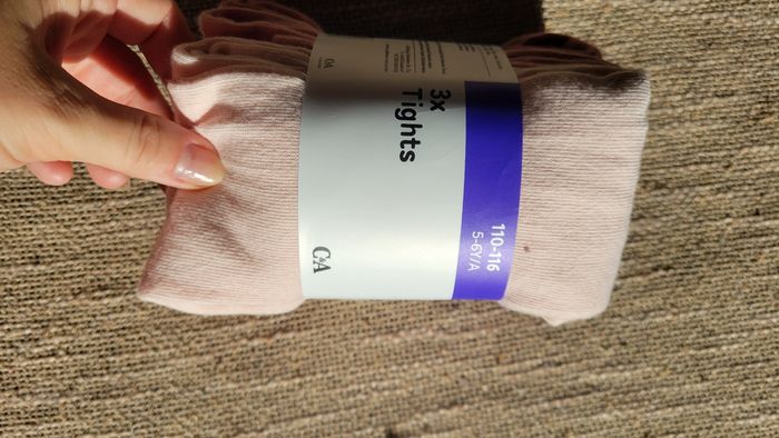 NEUF lot 3 collants chauds C&A 5/6 ans - photo numéro 4