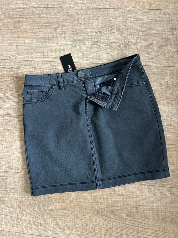 Jupe noire neuve en jean Morgan taille 38 (valeur 49€) - photo numéro 8