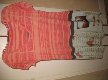 ROBE COURTE MC ROSE ET IMPRIMÉ "MISS CAPTAIN" - TAILLE 40 - n°05