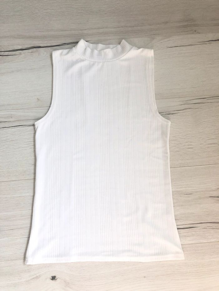 Haut sans manches blanc - photo numéro 2