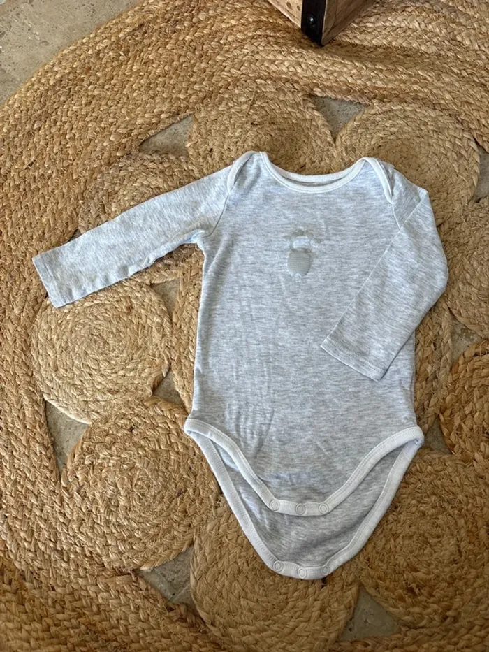 Lot de 3 bodies 9 mois Obaïbi - photo numéro 4