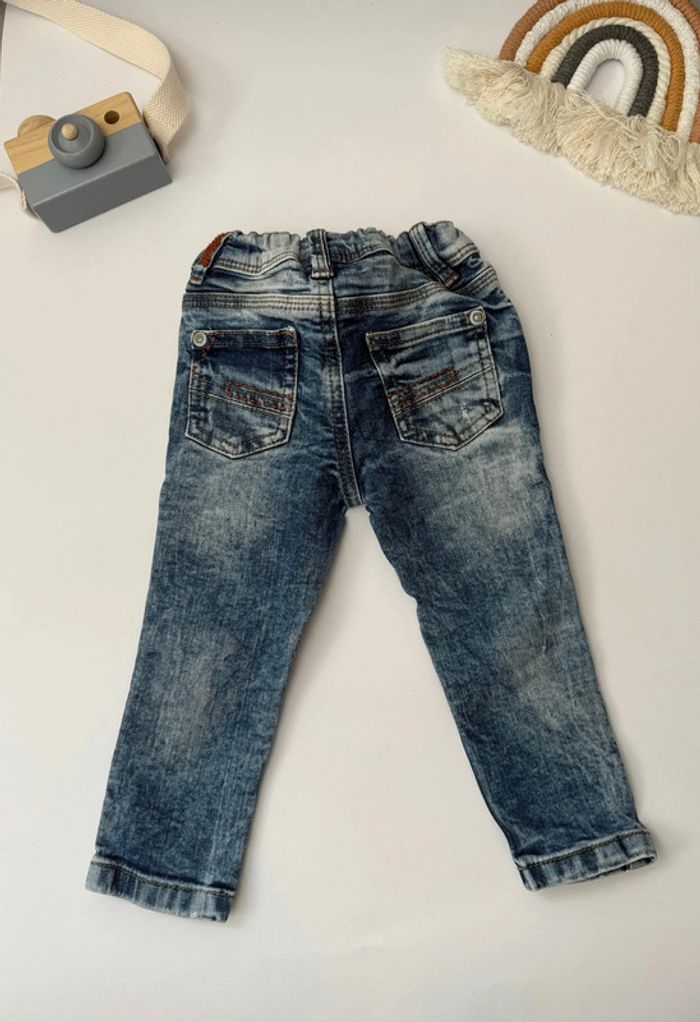 Jeans Next Baby à trous garçon taille 9-12 mois - photo numéro 2