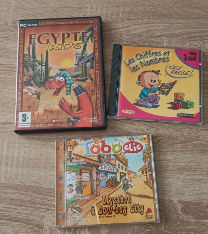 Lot jeux pc 3 ans+
