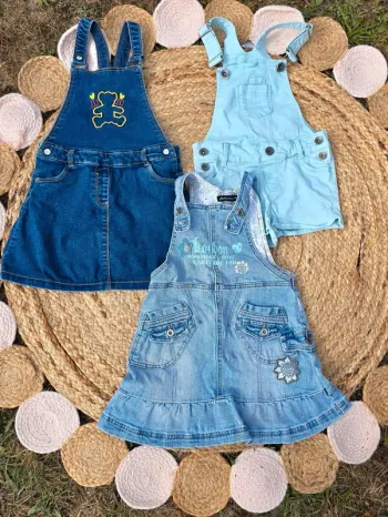 Robe en jeans fille 4 ans